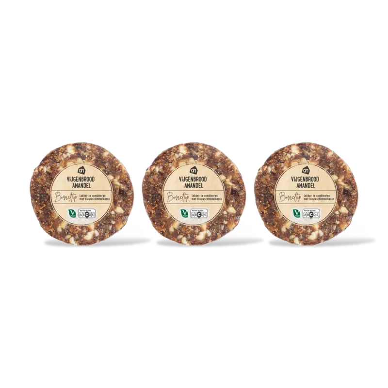 AH Vijgenbrood met amandelen 3-pack