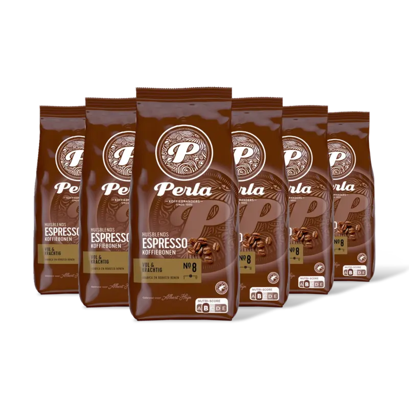 Perla Huisblends Espresso koffiebonen 6-pack