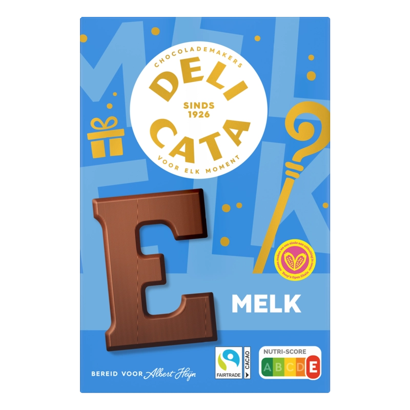 Delicata Chocoladeletter melk E