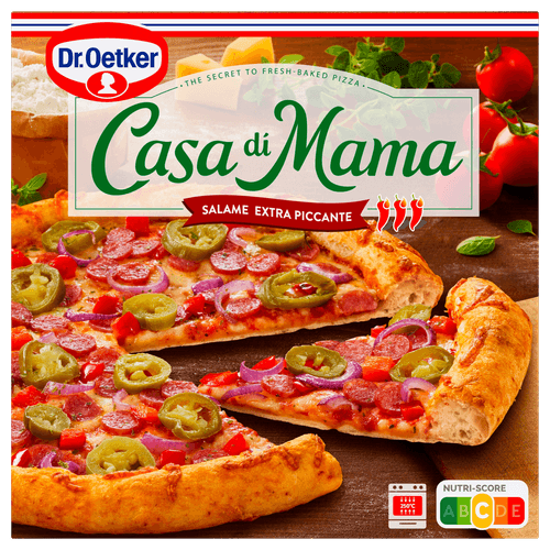 Dr. Oetker Casa di mama pizza salame extra piccante