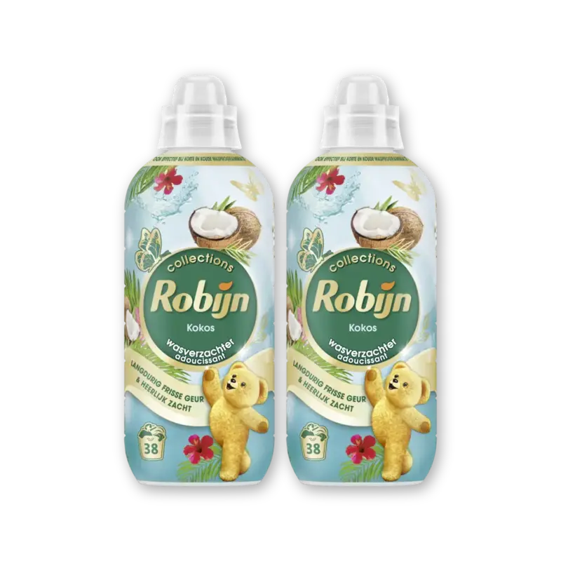 Robijn Wasverzachter kokos 2-pack