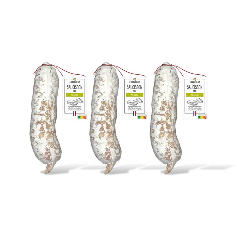 AH Excellent Saucisson sec pistache 3-pack
