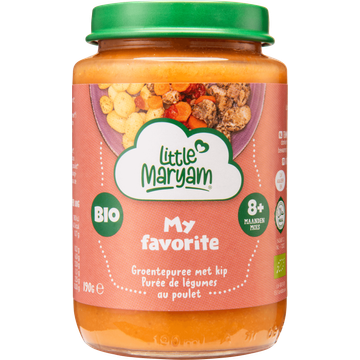 My Favorite: groentepuree  met kip 8+