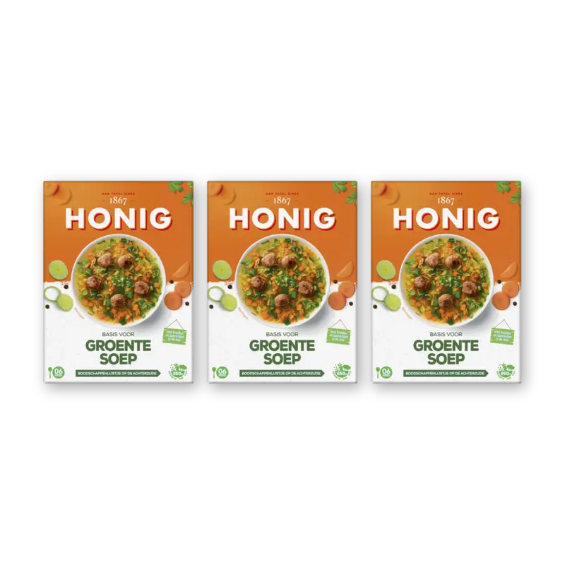 Honig Basis voor groentesoep 3-pack
