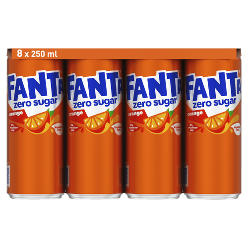 Fanta Orange no sugar 8x25 cl