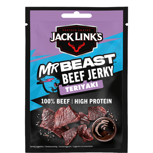 Jack Link's Mr beast beef jerky teriyaki