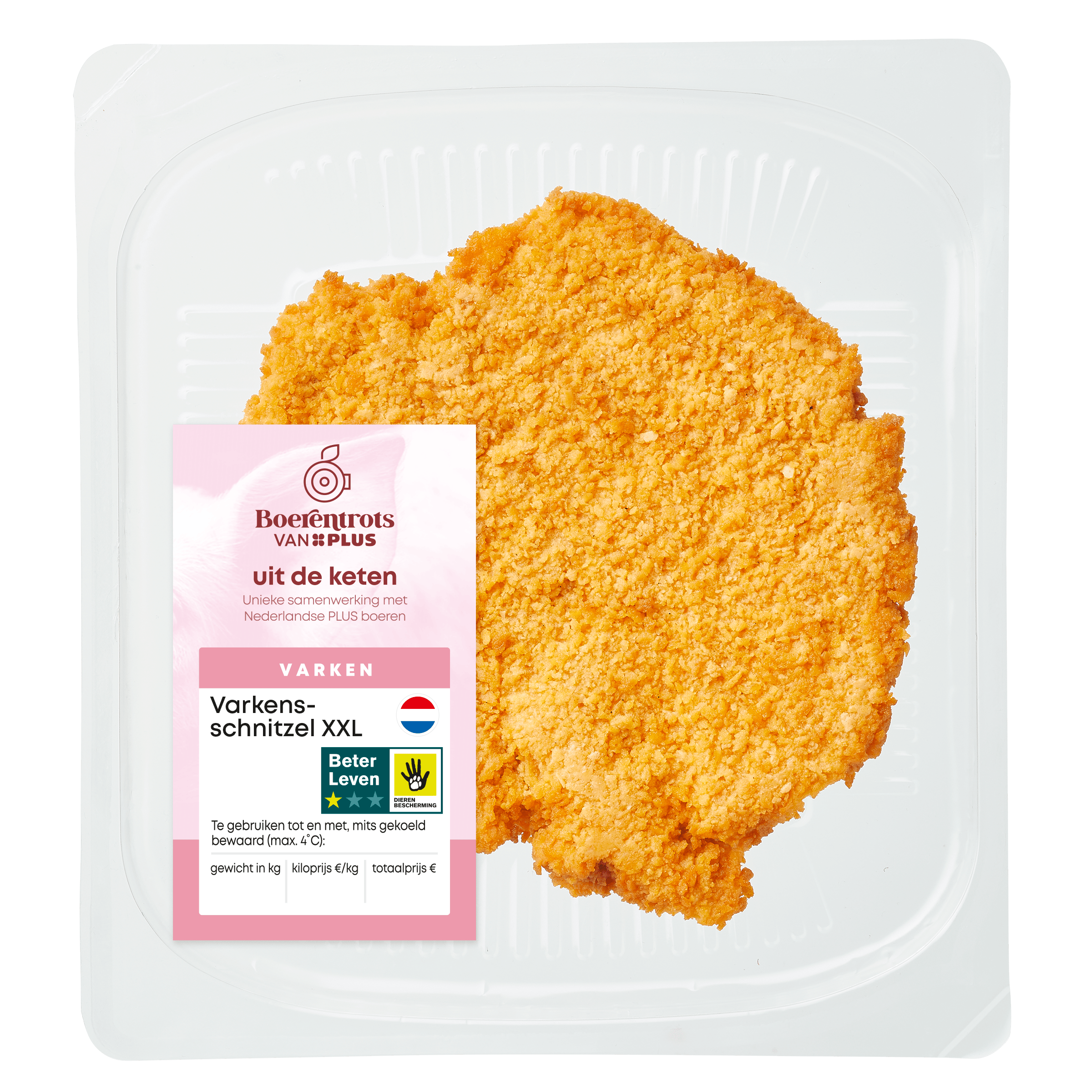 PLUS Boerentrots Varkensschnitzel XXL