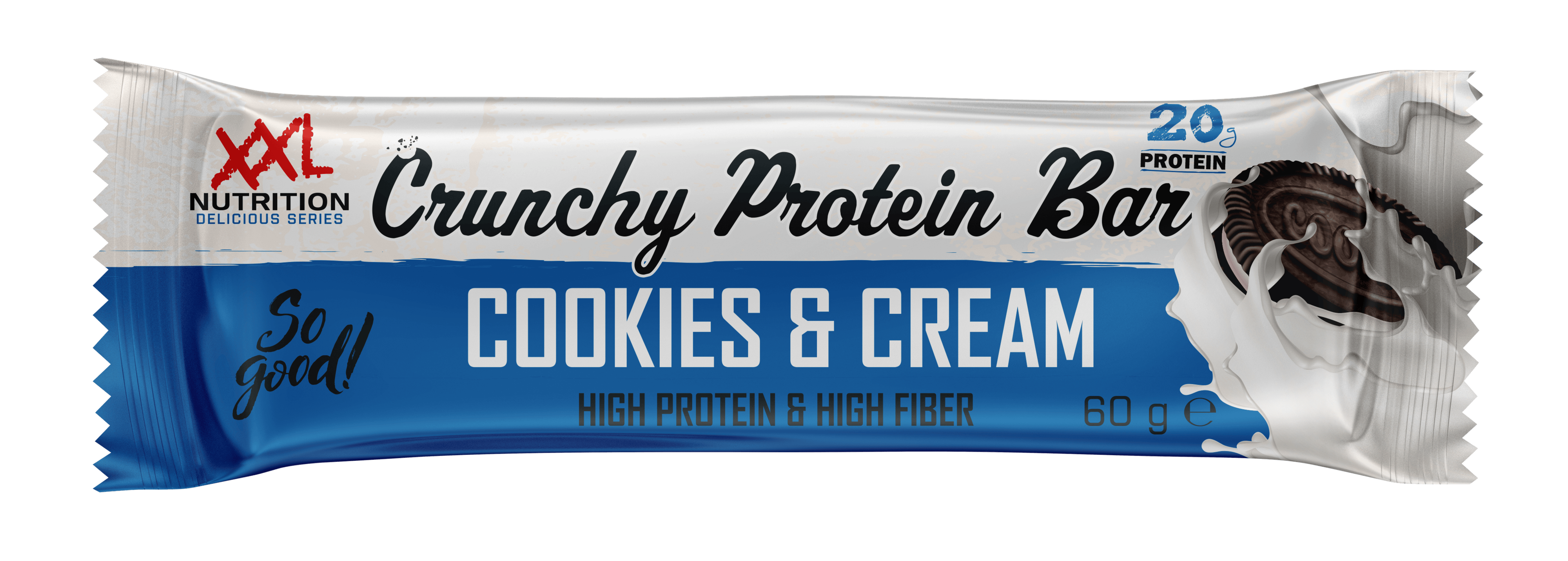 XXL Nutrition Crunchy Protein Bar Cookies & Cream