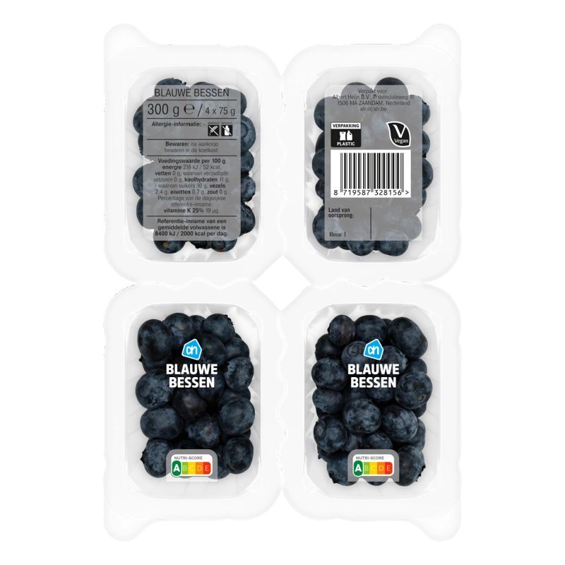 AH Blauwe bessen 4-pack