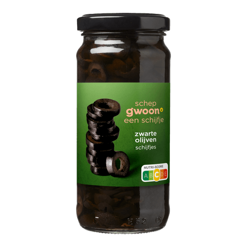G'woon Zwarte olijven schijfjes