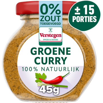 Verstegen World Spice Meal Groene Curry 52 g