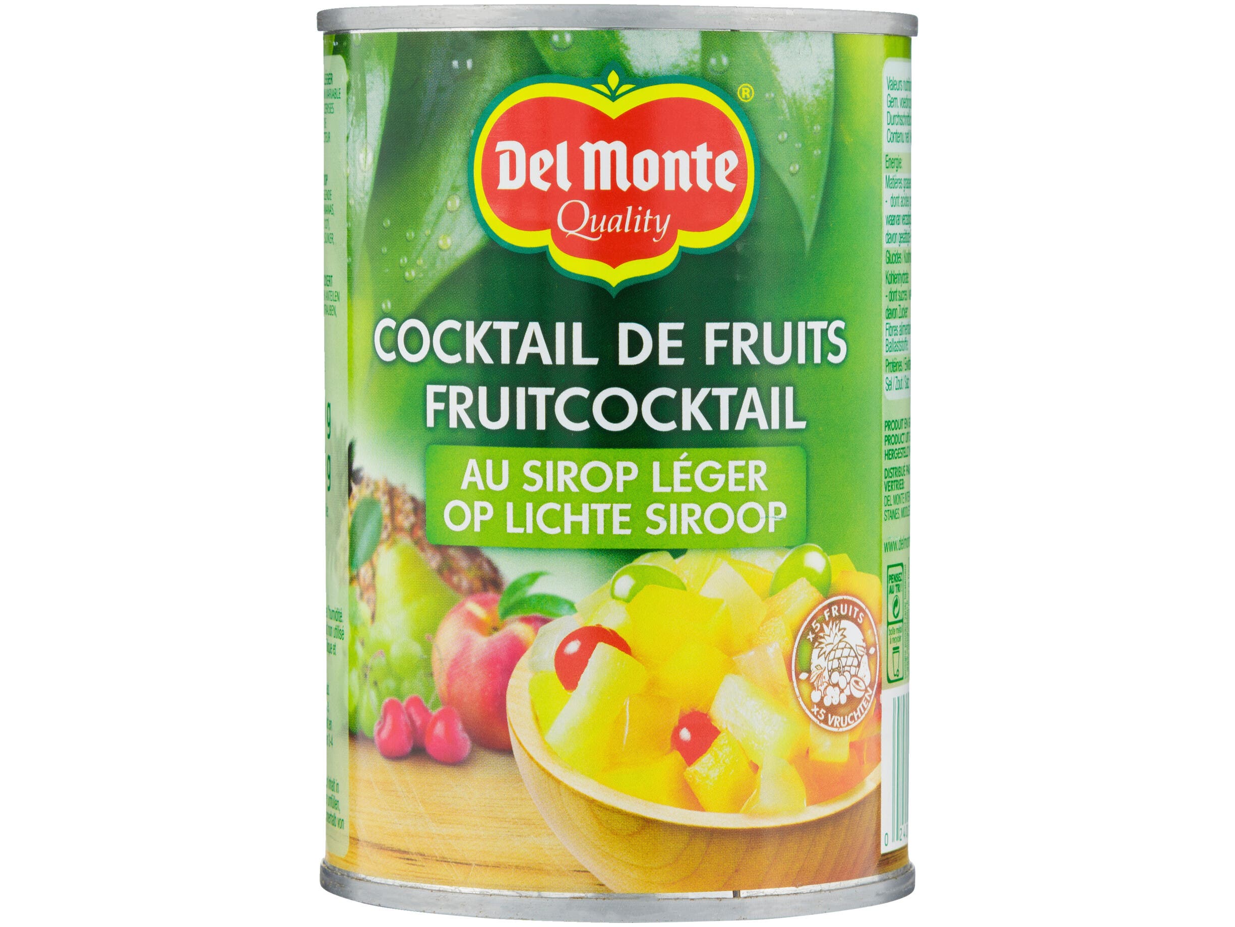Fruitcocktail op lichte siroop