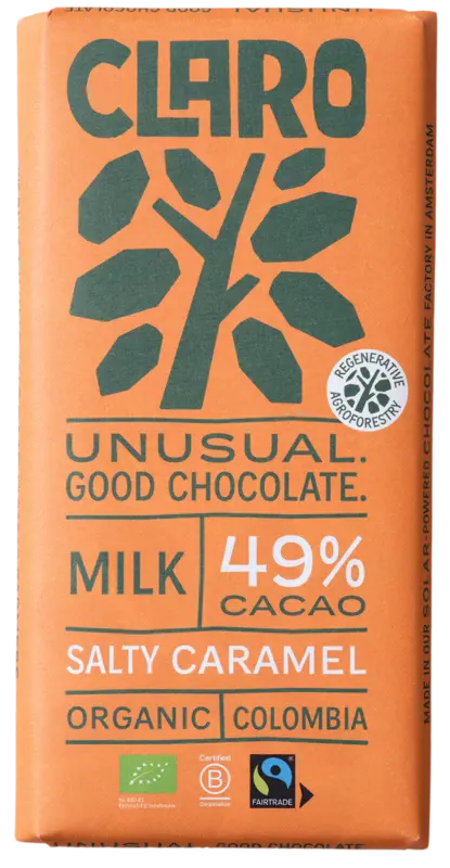 Claro Chocoladereep melk salted caramel