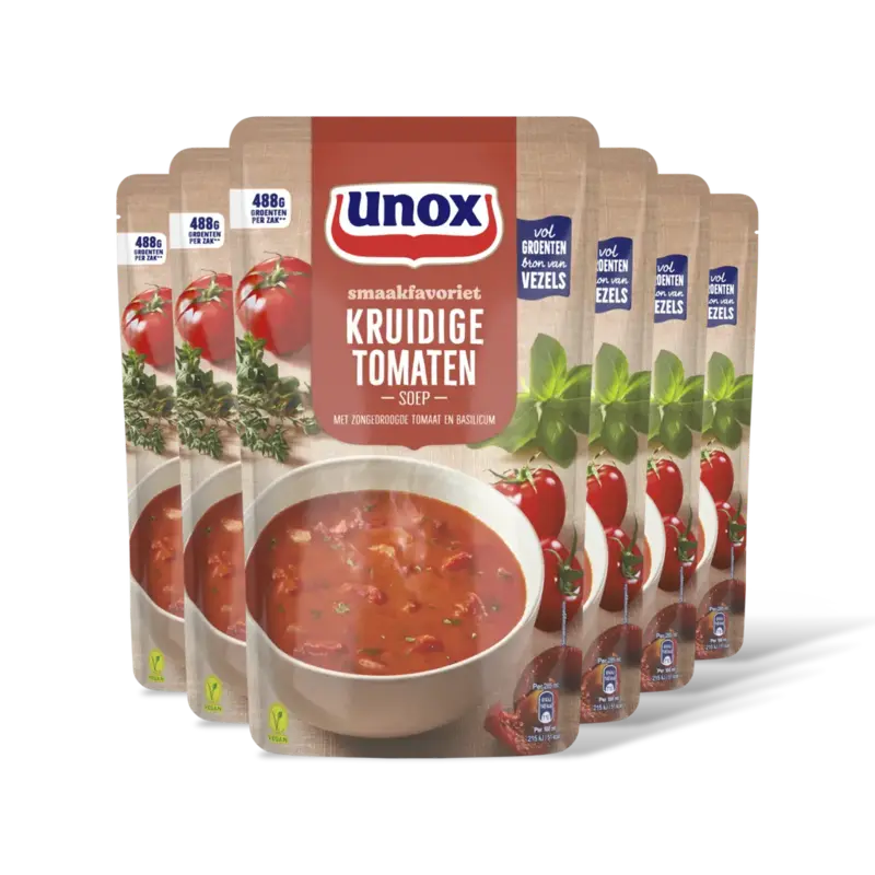 Unox Kruidige tomatensoep 6-pack