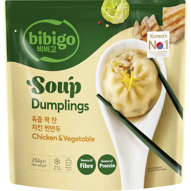 Bibigo Soup dumpling chicken & vegetable
