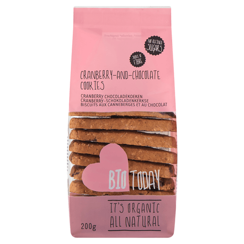 BioToday Cranberry chocoladekoeken