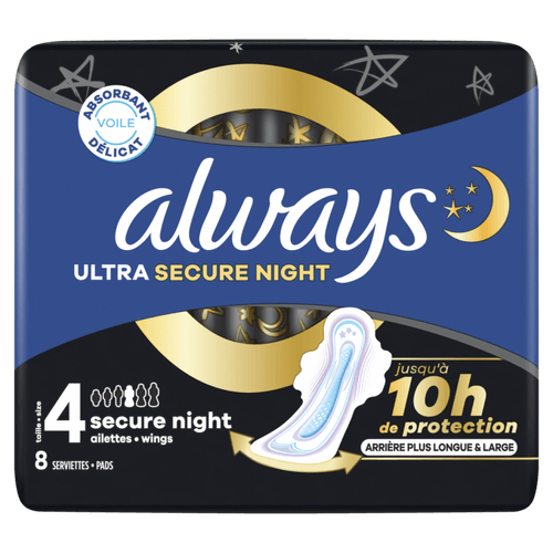 Always Maandverband ultra secure night wings