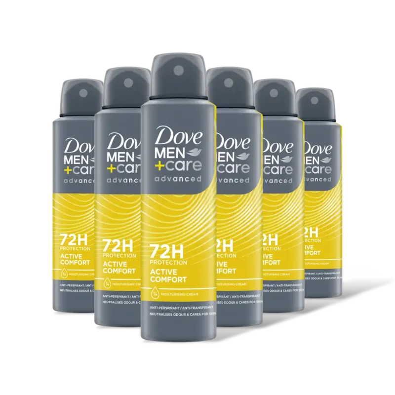 Dove Men+care active comfort deodorant 6-pack