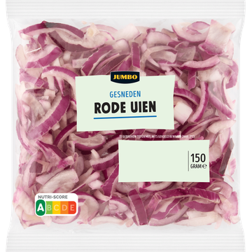 Jumbo Gesneden Rode Uien 150 g