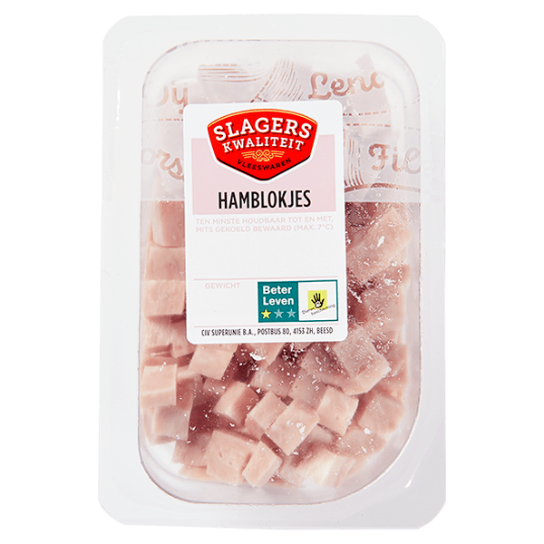 Slagers kwaliteit Hamblokjes