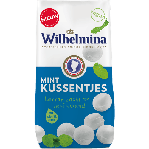 Wilhelmina Pepermunt kussentjes