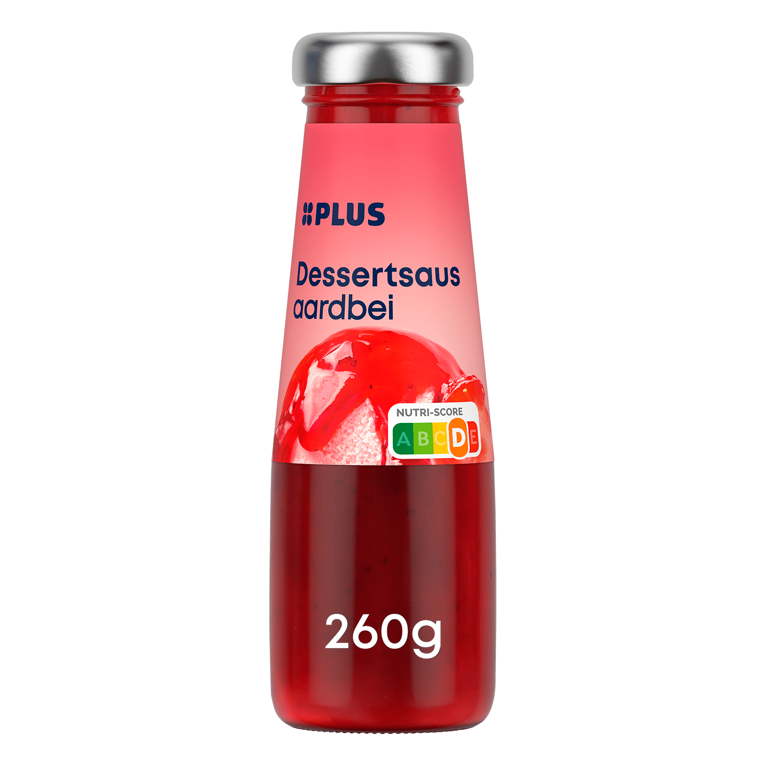 PLUS dessertsaus aardbei