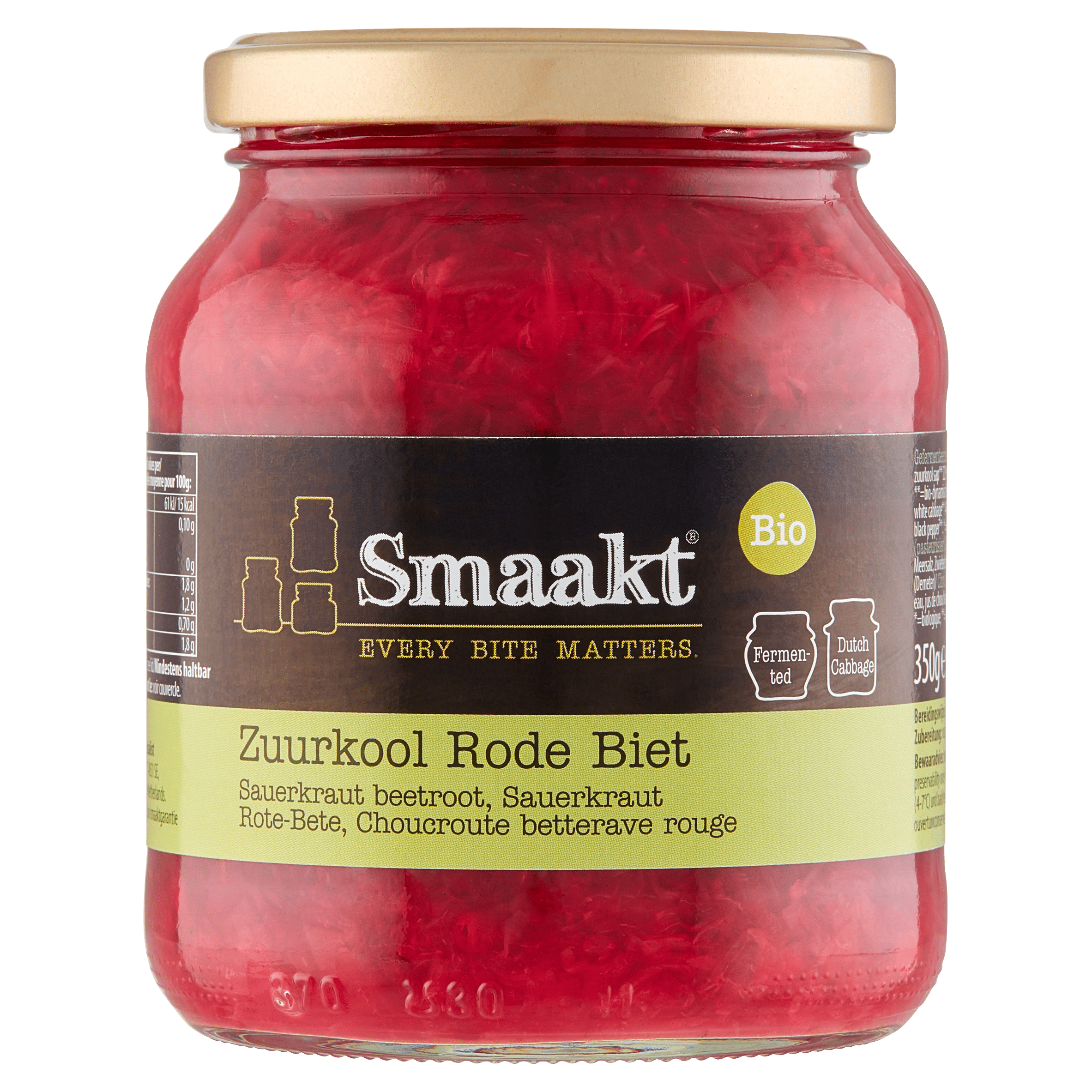 Smaakt Zuurkool & rode biet bio