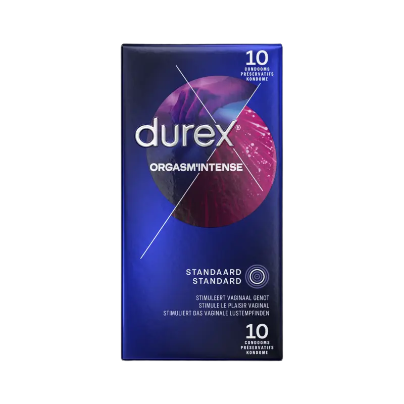 Durex Condooms orgasm intense met ribbels