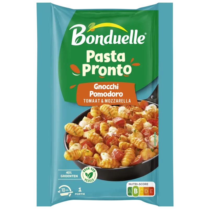 Bonduelle Pasta pronto gnocchi tomaat & mozzarella
