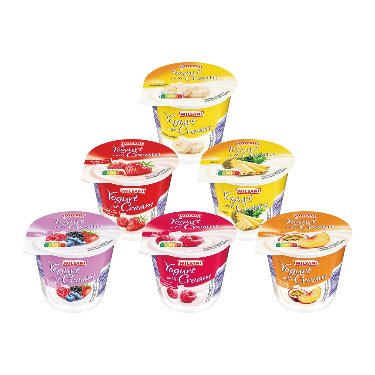 Roomyoghurt met vruchten