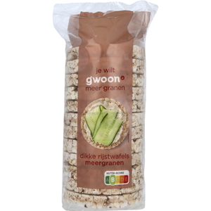 G'woon Dikke Rijstwafels Meergranen
