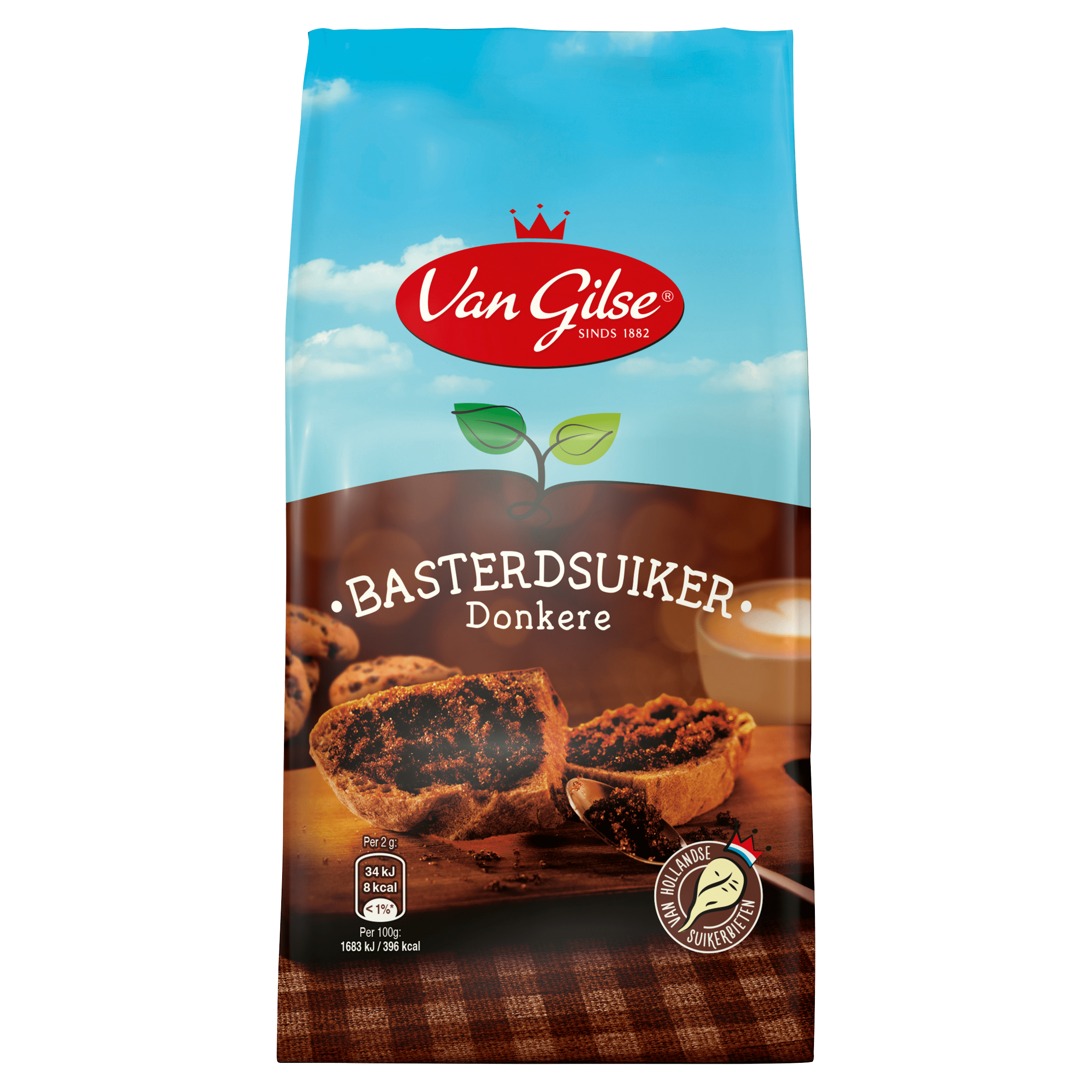 Van Gilse Basterdsuiker donker