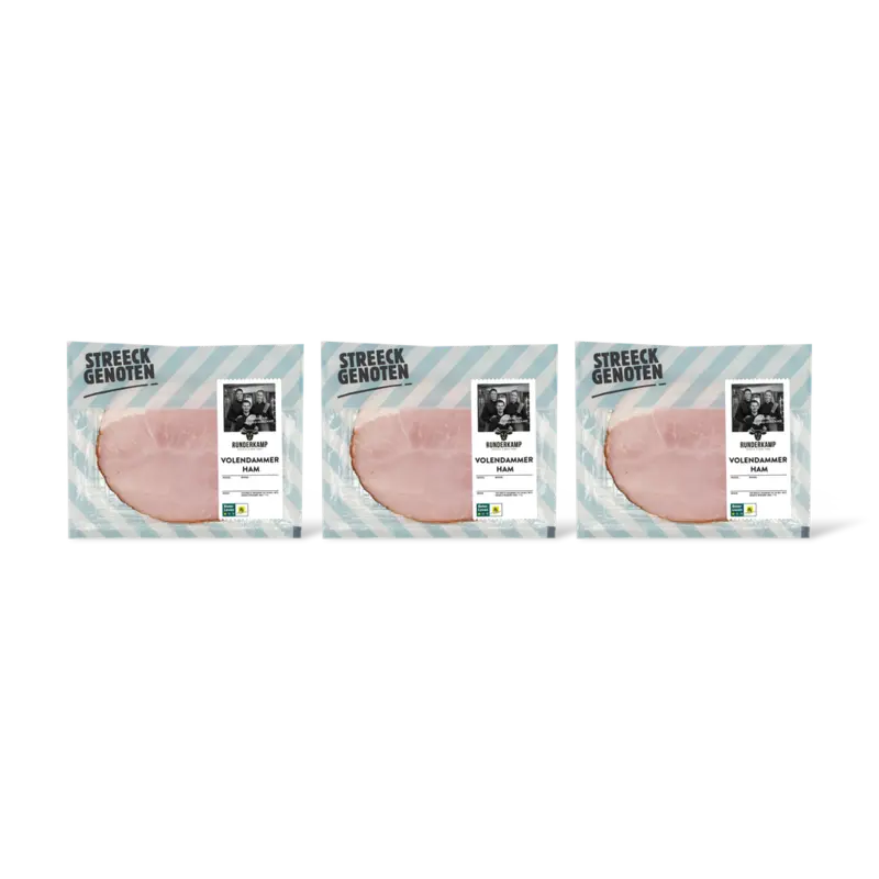 Streeckgenoten Volendammer ham 3-pack