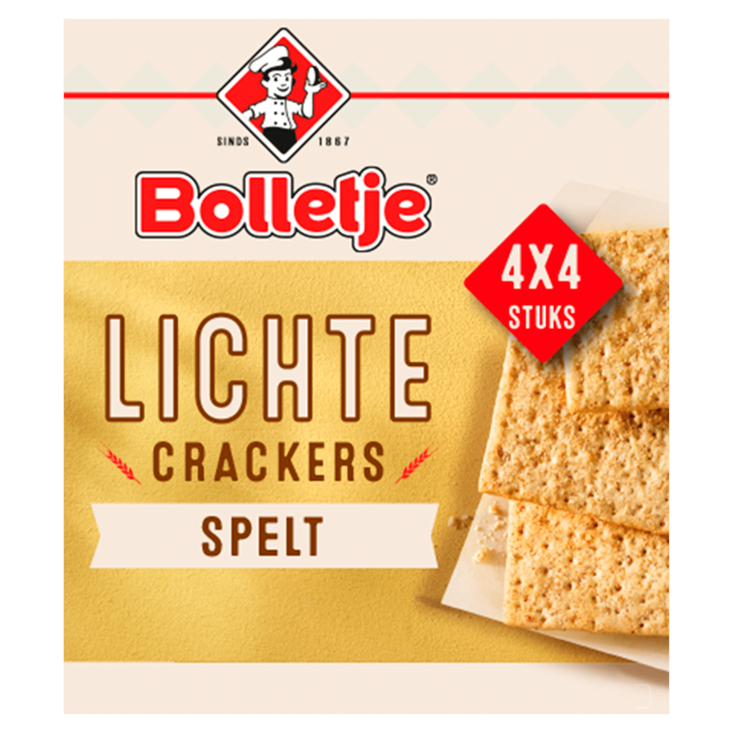 Bolletje Lichte crackers spelt