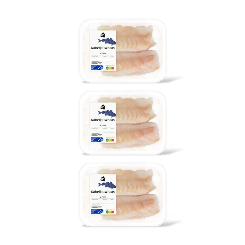 AH Kabeljauwhaas (2 stuks) MSC 3-pack