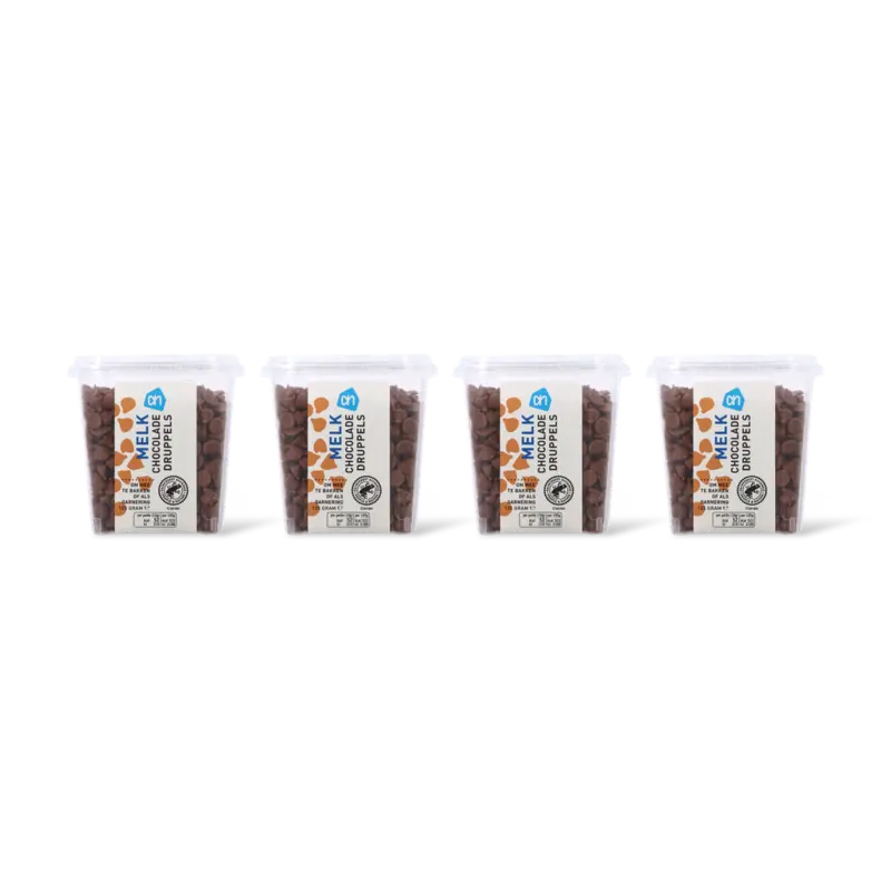 AH Melk chocolade druppels 4-pack