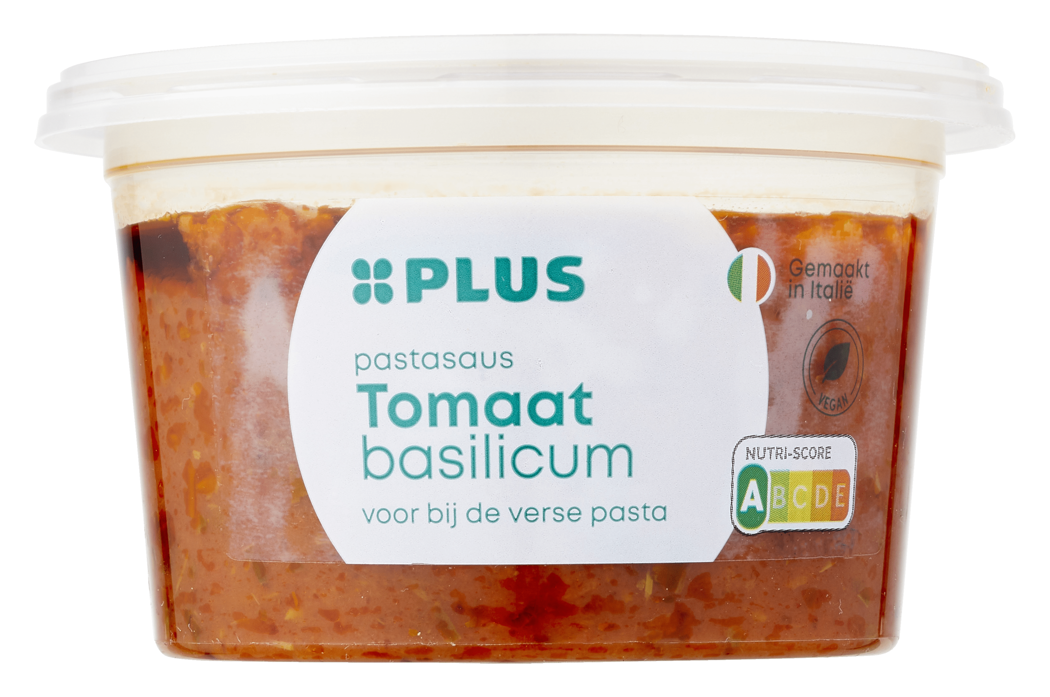 PLUS Pastasaus tomaat basilicum