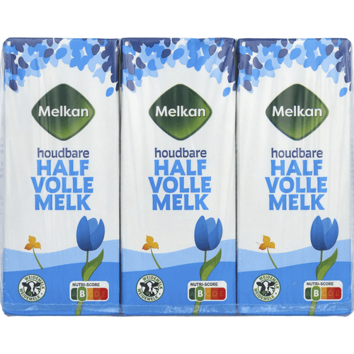 Melkan Houdbare melk halfvol 6 st.