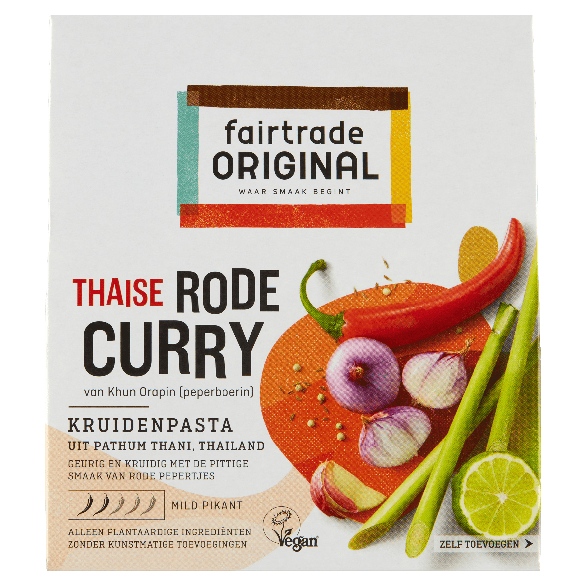 Fairtrade Original Rode Curry kruidenpasta Fairtrade