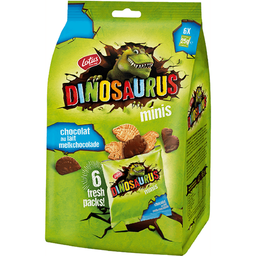Lotus Dinosaurus mini chocolade
