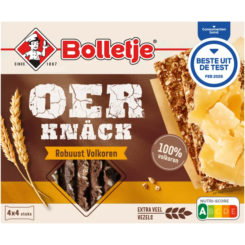 Bolletje Oerknäck robuust volkoren