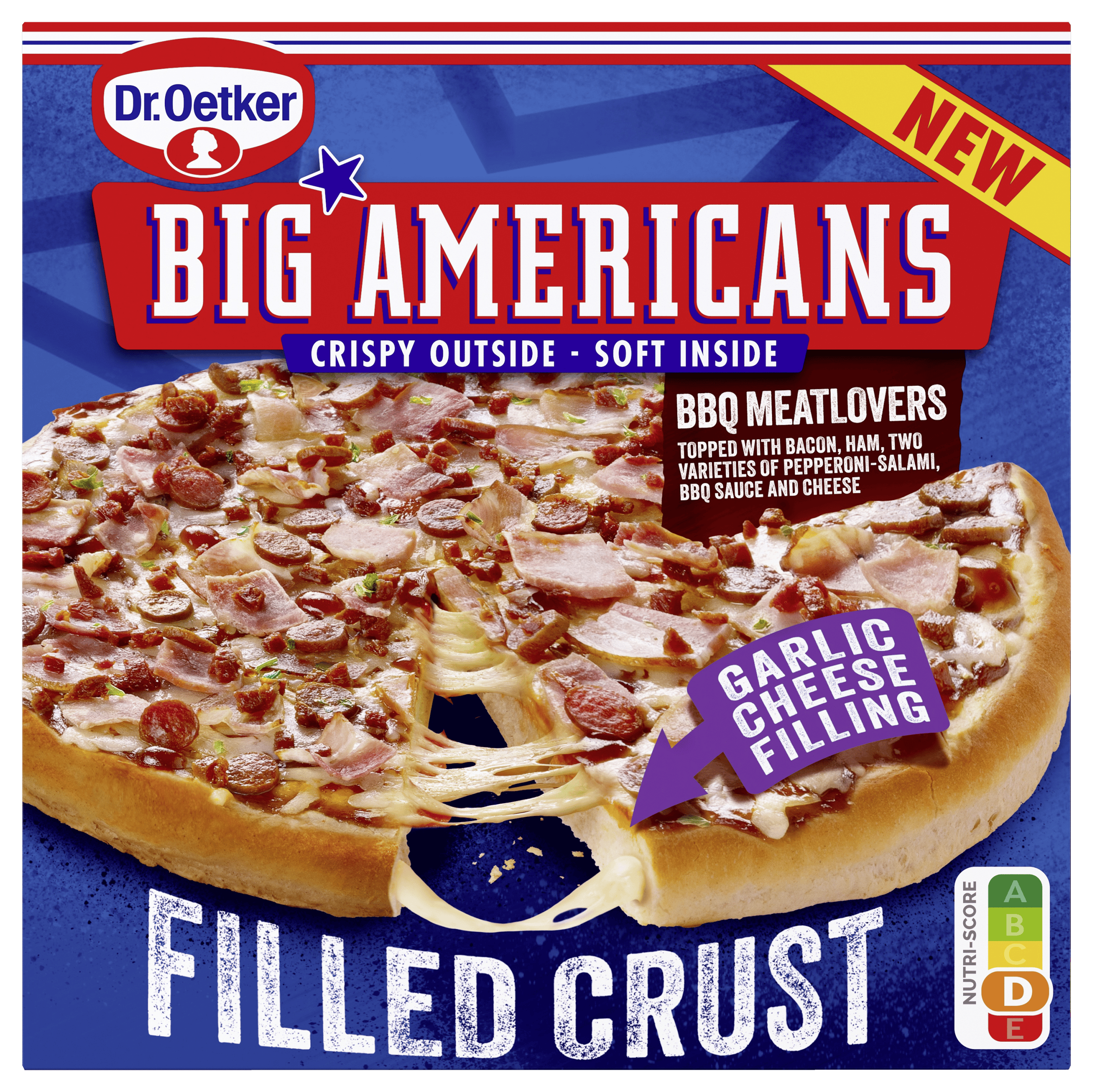 Dr. Oetker Big Americans Filled Crust Meat Lovers