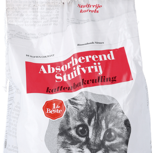 1 de Beste Kattenbakvulling absorberend stuifvrij