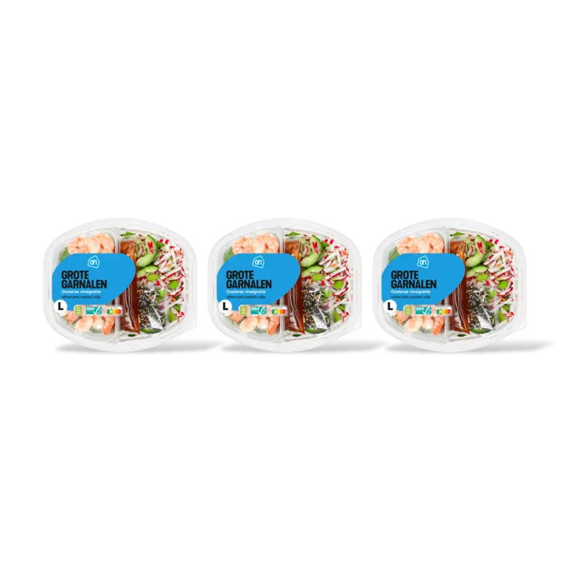 AH Maaltijdsalade garnalen 3-pack