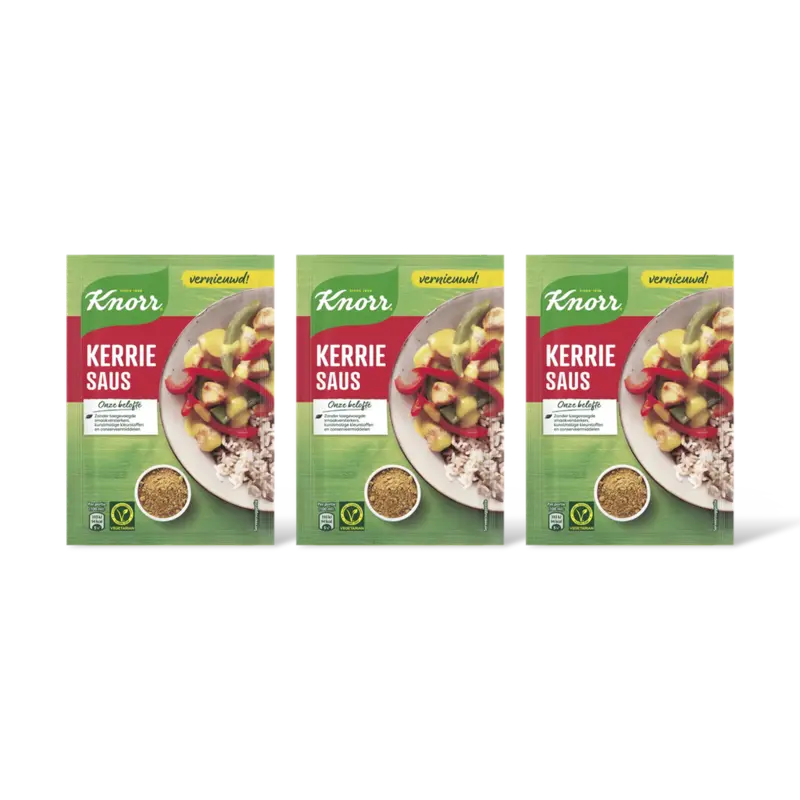 Knorr Mix kerriesaus 3-pack