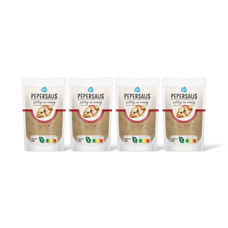 AH Pepersaus pittig en romig 4-pack