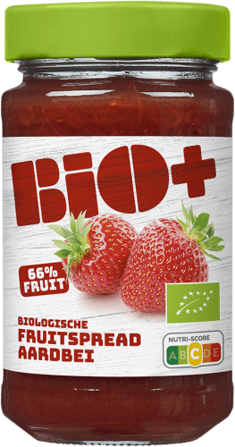 Bio+ Fruitspread aardbeien