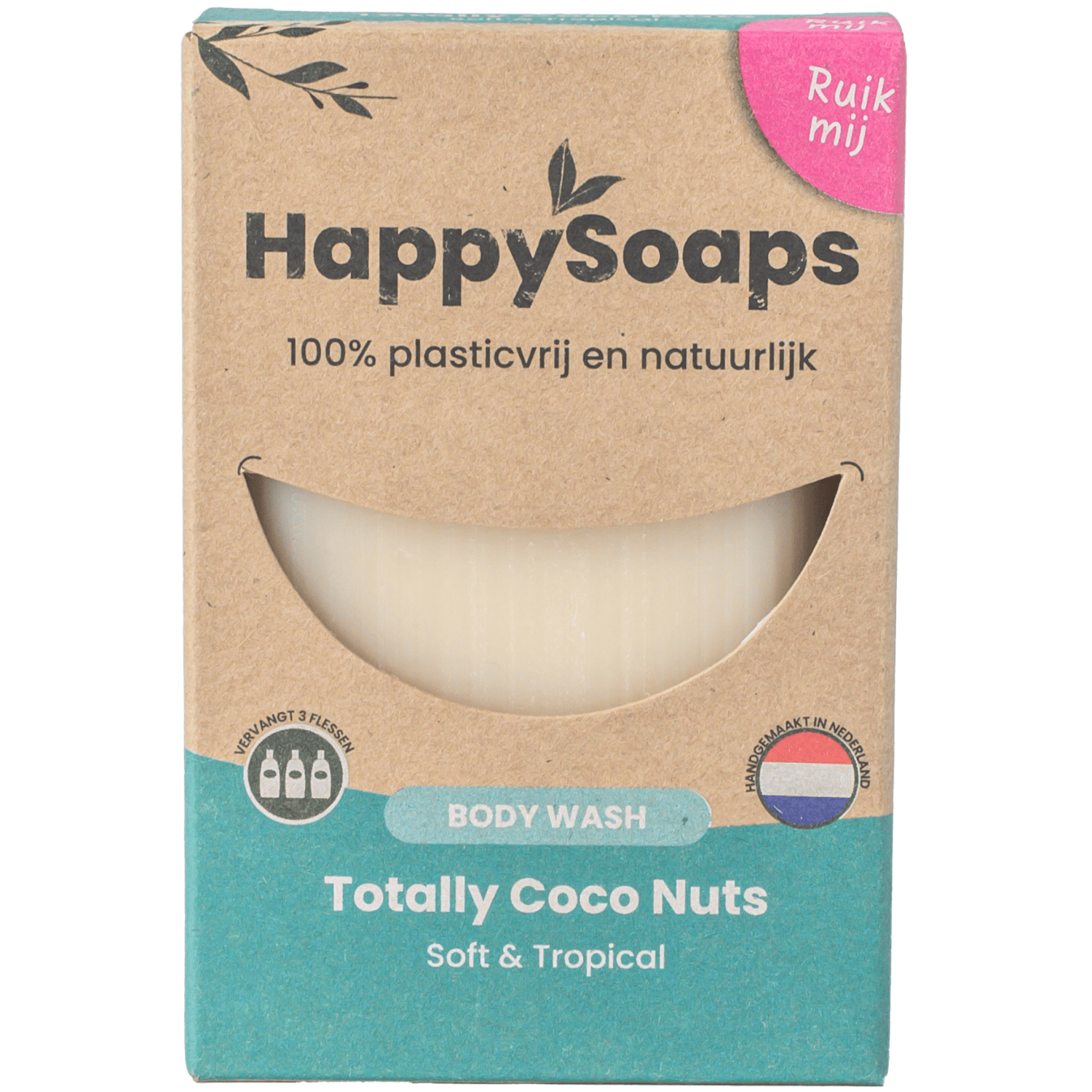HappySoaps Kokosnoot en limoen body bar