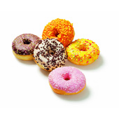 Spar mix donut verkrijgbaar in 5 overheerlijke smaken