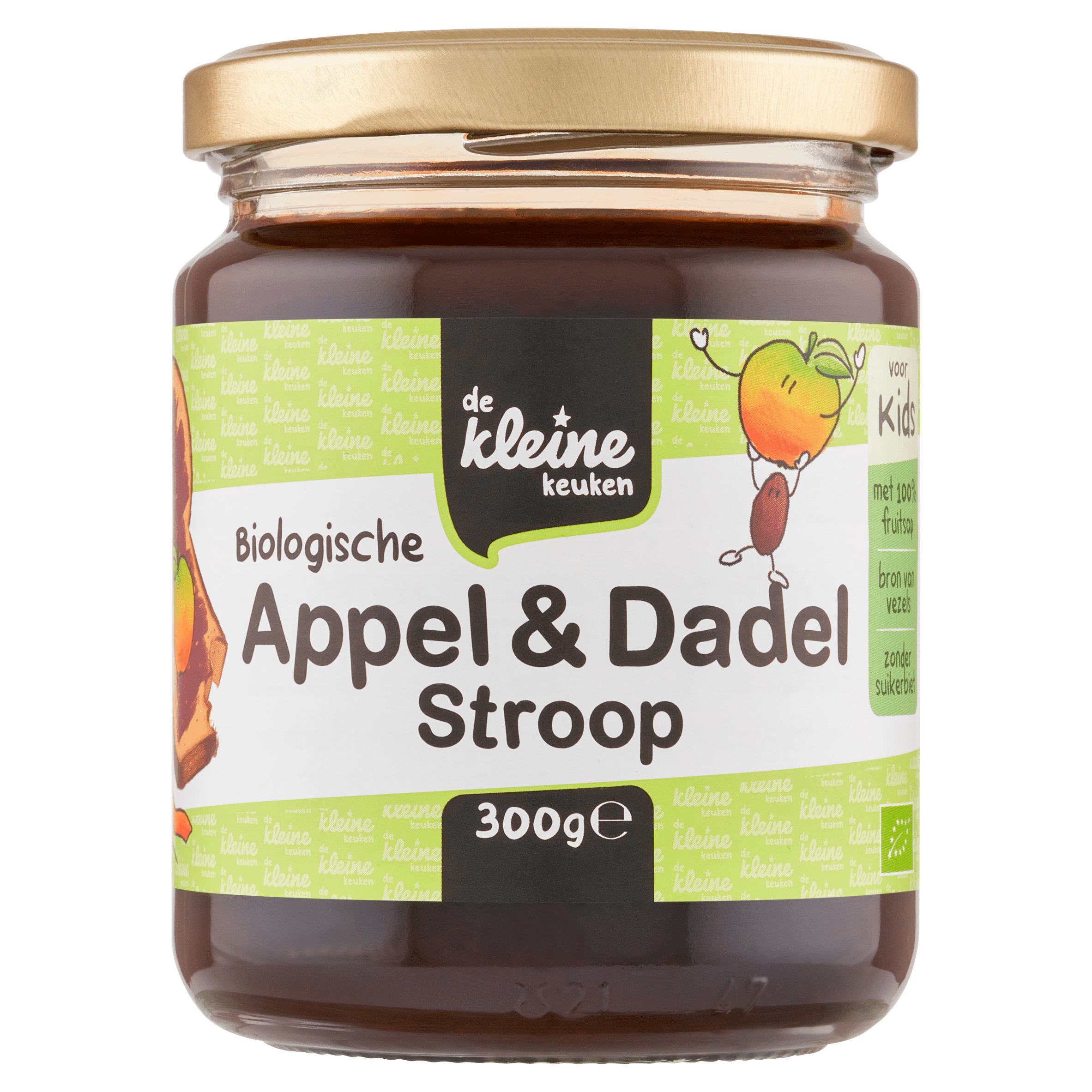 De Kleine Keuken Biologische Stroop Appel & Dadel